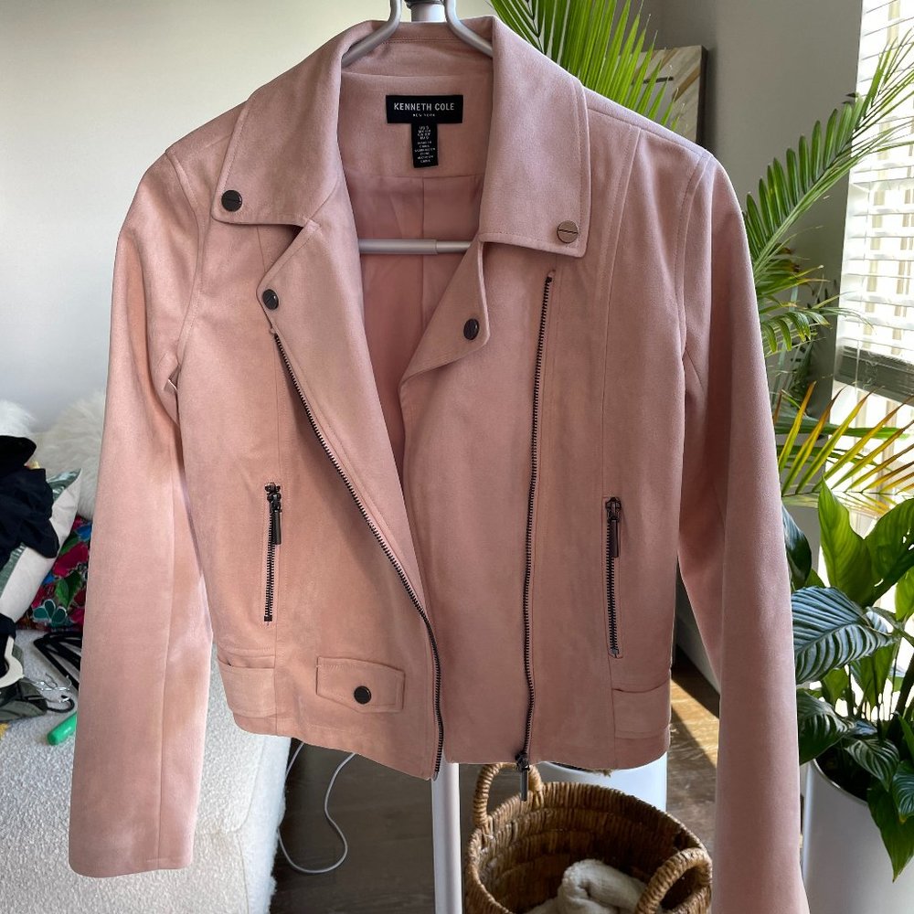 Kenneth Cole faux suede jacket